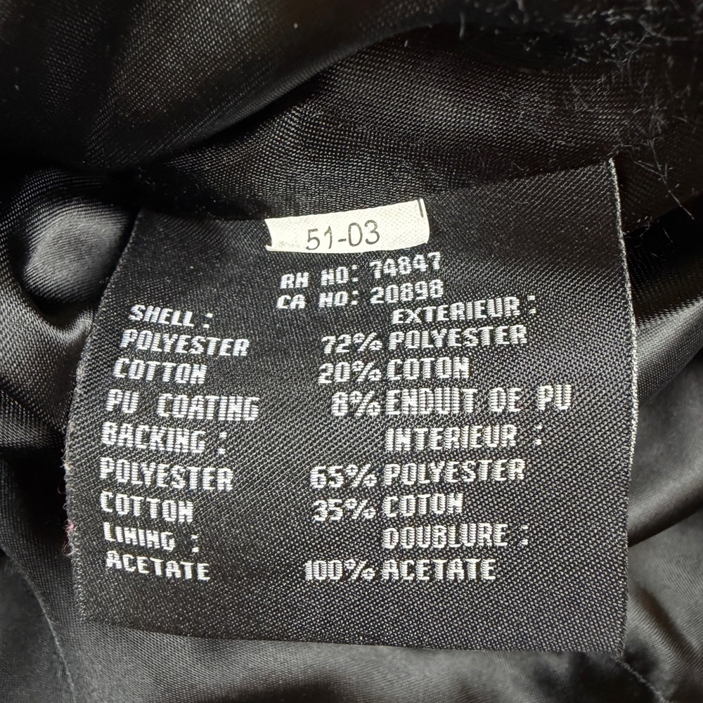 Marc New York Black Fully Lined Belted Trench Coat Size S - Picture 5 of 6